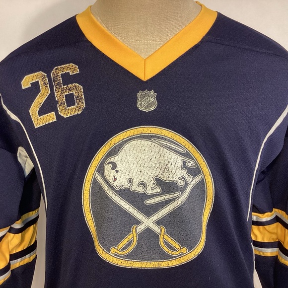 Reebok Buffalo Sabers Vanex Jersey youth size L/XL - Picture 2 of 10
